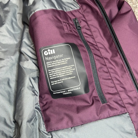 Womens Gill Marine Navigator Jacket in Fig - Size 6 - Picture 12 of 17